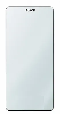 מראה מעוצבת מלבנית מסגרת דקה שחורה -מבחר מידות לבחירה