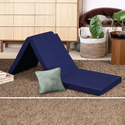 מזרן ספוג מתקפל 3 חלקים עובי 10 ס''מ -מידות לבחירה