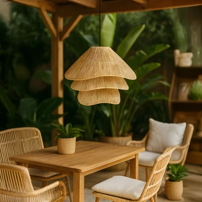 מנורת תקרה 3 שכבות גבוהה HUNTER