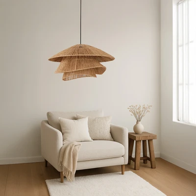 מנורת תקרה 3 שכבות HUNTER