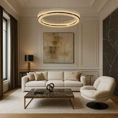 כורסא מעוצבת דגם HIPI - גוון אייבורי