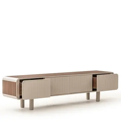 מזנון מעוצב דגם ANDER גוון אגוז אמריקאי וסהרה