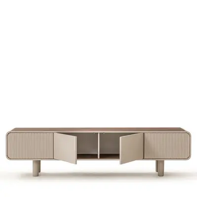 מזנון מעוצב דגם ANDER גוון אגוז אמריקאי וסהרה