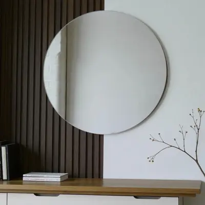 מראה מרחפת עגולה דגם RONEL-מידות לבחירה