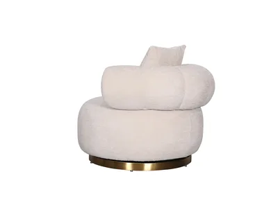 כורסא מעוצבת דגם LOVE גוון בז'