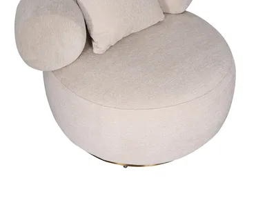 כורסא מעוצבת דגם LOVE גוון בז'