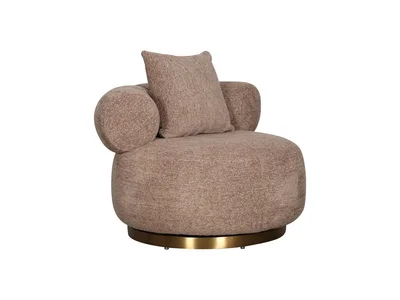 כורסא מעוצבת דגם LOVE גוון קפה