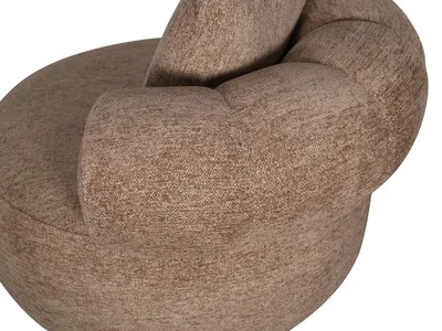 כורסא מעוצבת דגם LOVE גוון קפה