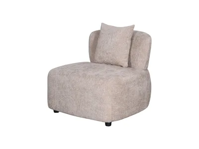 כורסא מעוצבת דגם STAR - קפה