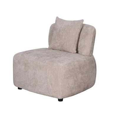 כורסא מעוצבת דגם STAR - קפה