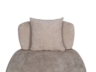 כורסא מעוצבת דגם STAR - קפה