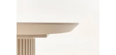 שולחן פינת אוכל נפתח דגם RINO אגוז רגל גוון סהרה