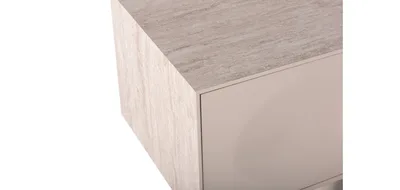 מזנון מעוצב דגם FRED גוון טרוורטין ובז'