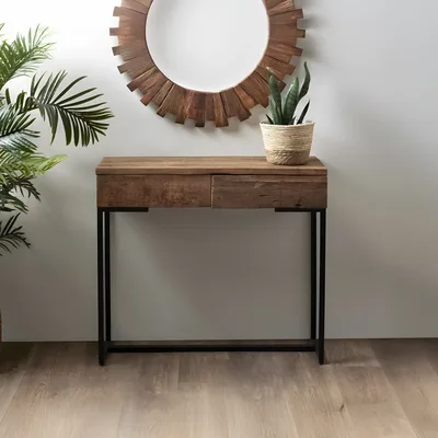 קונסולה מעוצבת דגם OLEN עץ שיטה