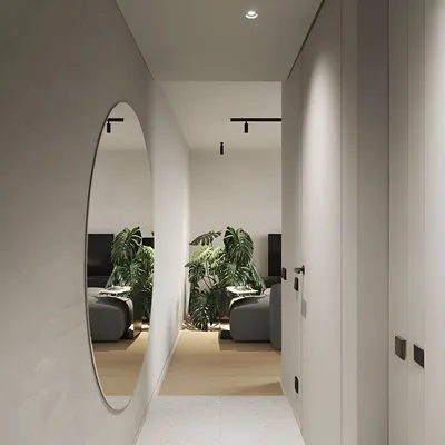 מראה מרחפת עגולה דגם RONEL-מידות לבחירה