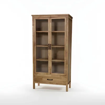 ויטרינה מעוצבת דגם ALBA עץ וזכוכית