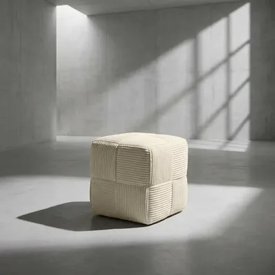 הדום מעוצב קוביות דגם TAL גוון שמנת