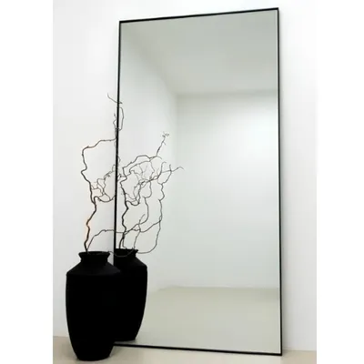 מראה מלבנית דגם REEF מסגרת שחורה-מידות לבחירה